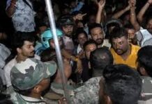 पुतला दहन को लेकर रांची में तनाव, छात्रों और पुलिस की भिड़ंत; 14 नामजद