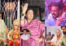 बॉलीवुड सितारों ने गणपति बप्पा का किया स्वागत, सितारों के घर गूंजे ‘गणपति बप्पा मोरया’ के जयकारे
